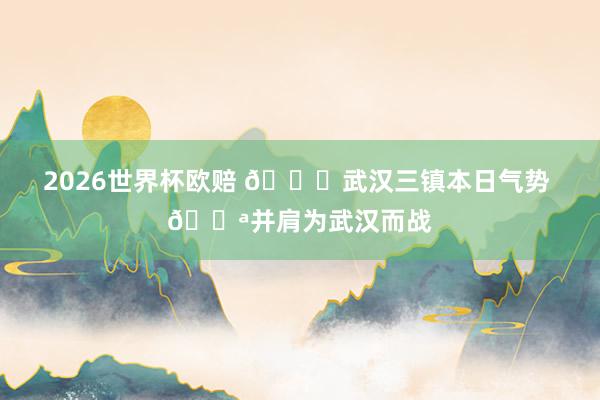 2026世界杯欧赔 💙武汉三镇本日气势 💪并肩为武汉而战